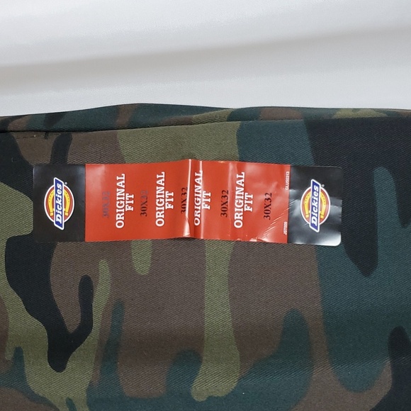 Dickies Men's Original 874 Work Pants ~ Hunter Green Camo ~ 30W x 32L - Picture 7 of 13
